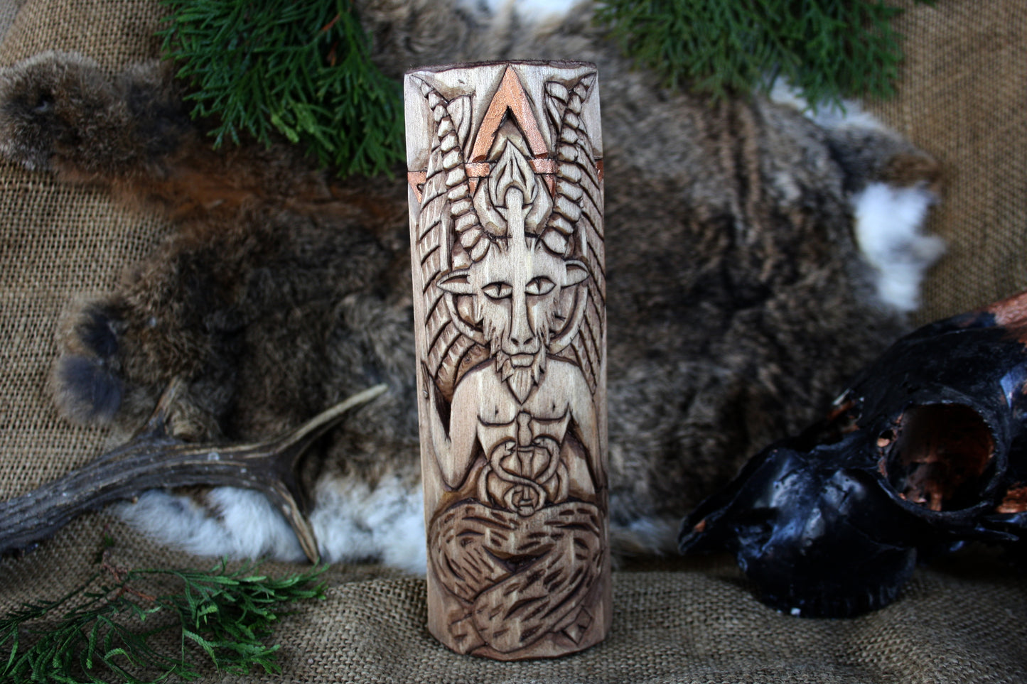 Baphomet statue