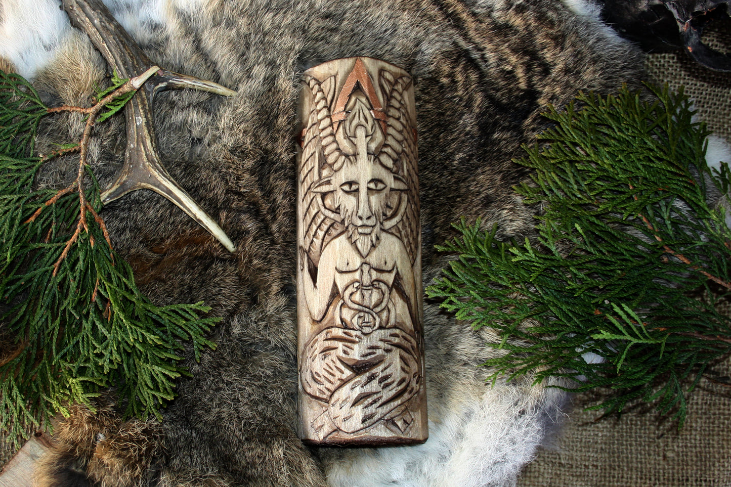 Baphomet statue