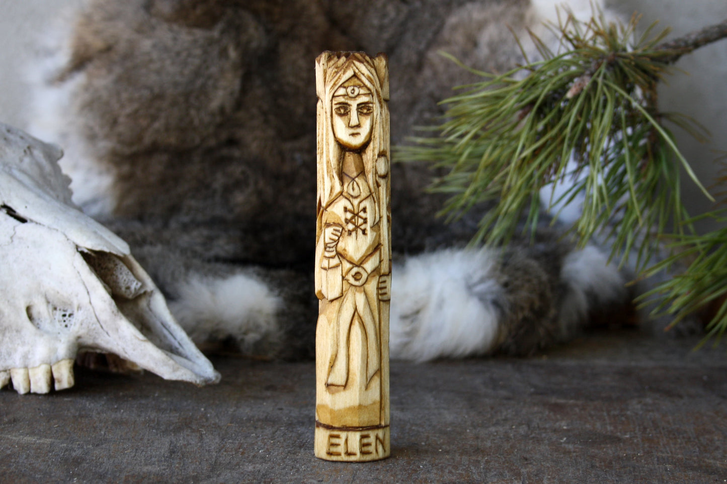 Set of Celtic deities with athar.