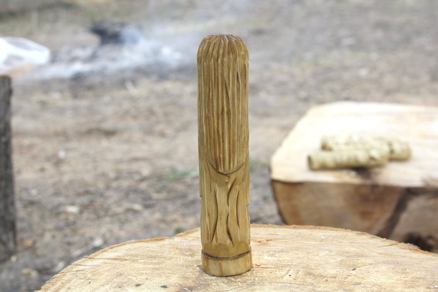 Wooden figurine of Norse God FORSETI