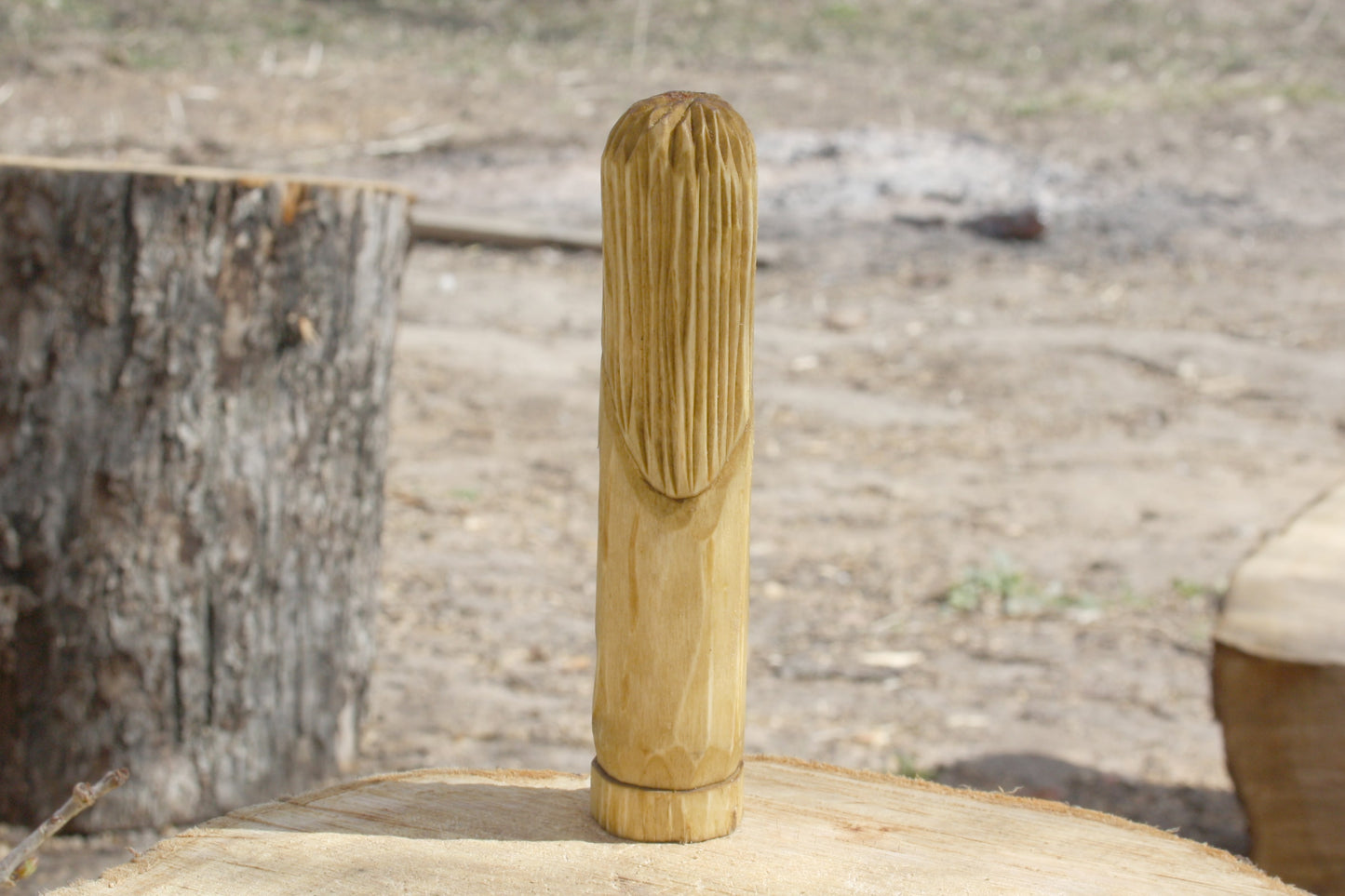 Wooden figurine of Norse God VALI