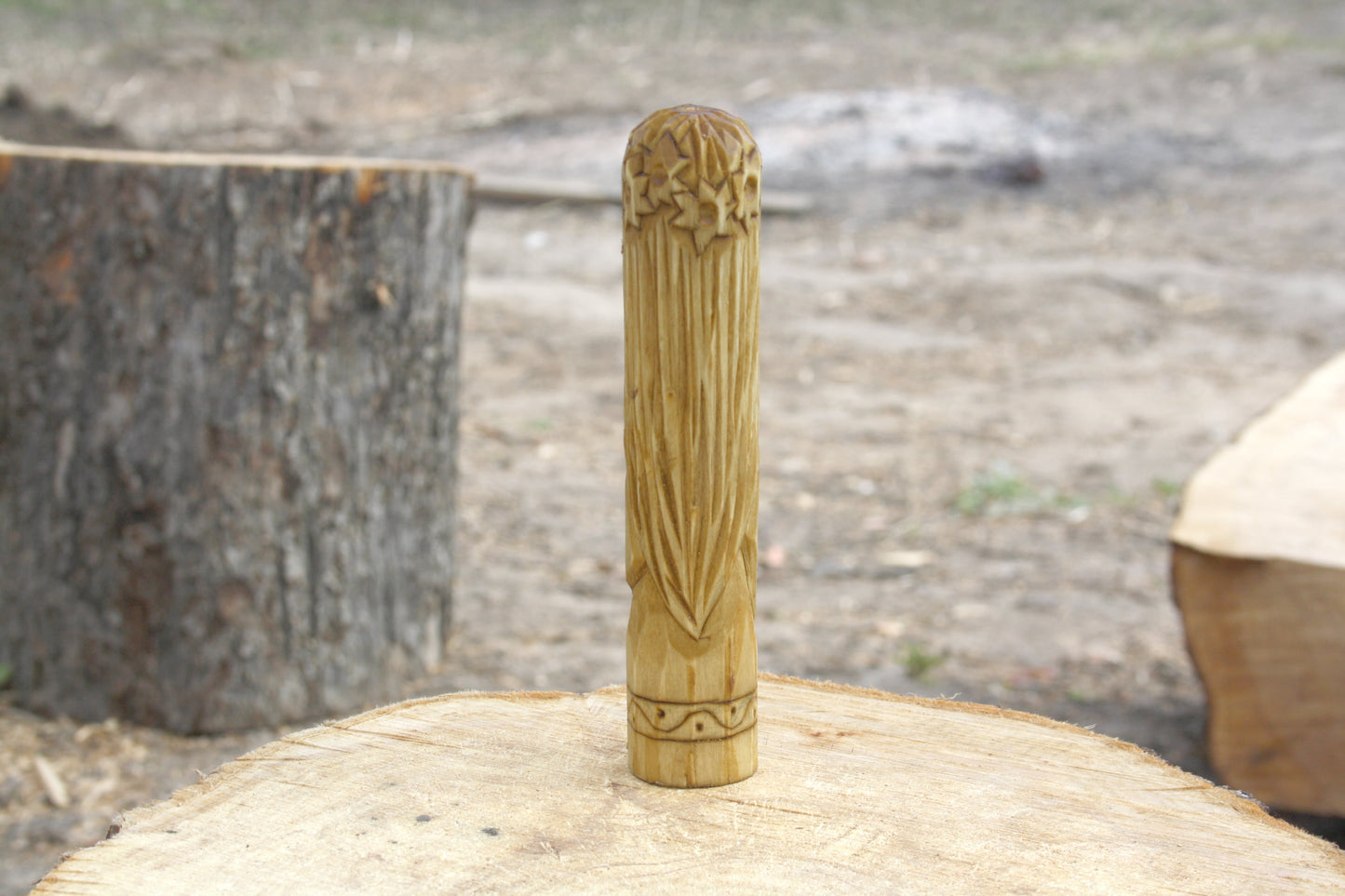 Wooden figurine of Norse Goddess VAR