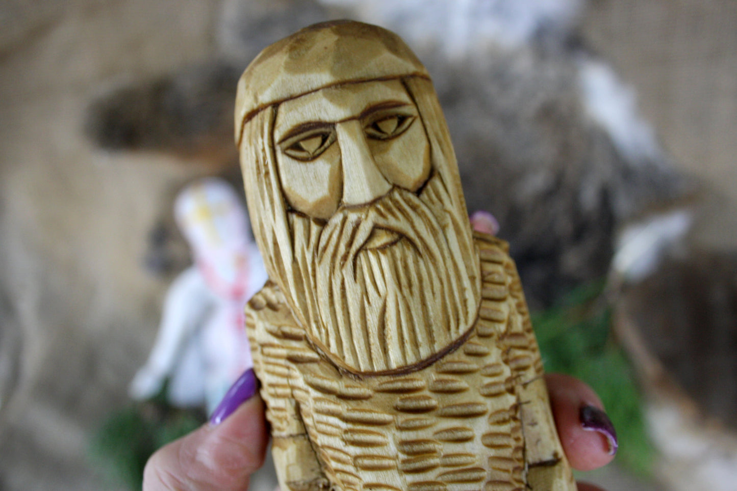 Big statue of Slavic God PERUN