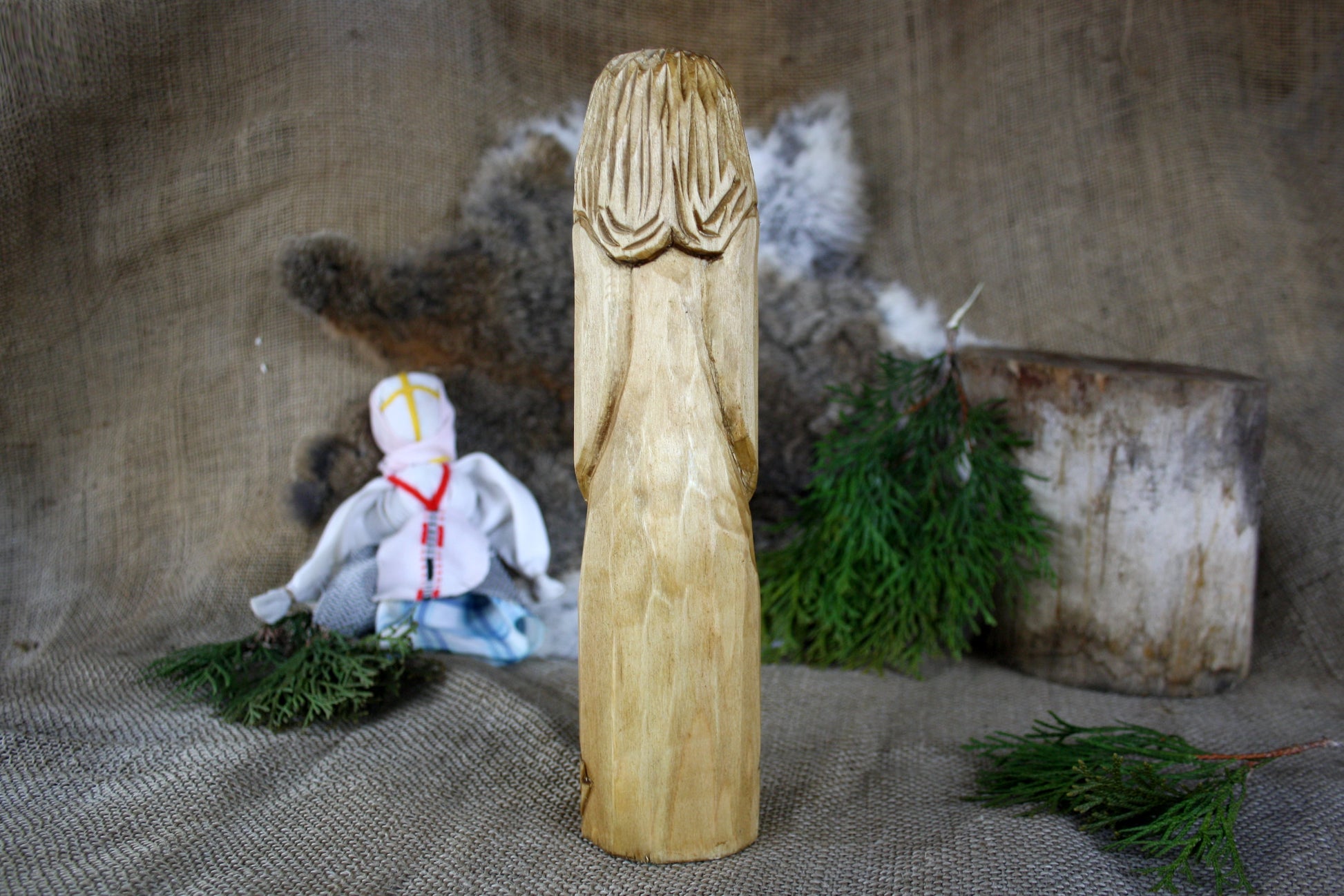 Big statue of Slavic Goddess Lada