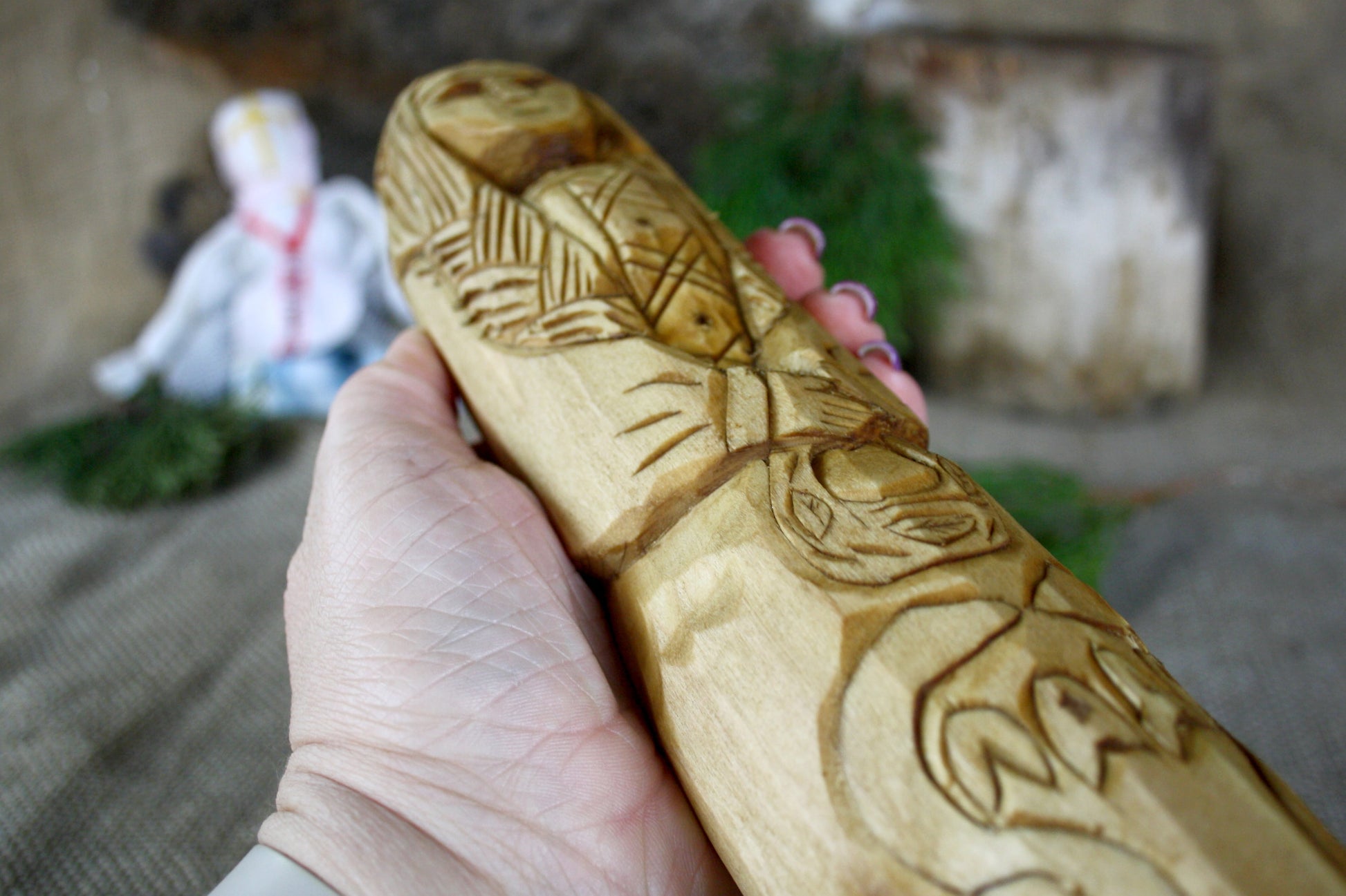 Big statue of Slavic Goddess Lada