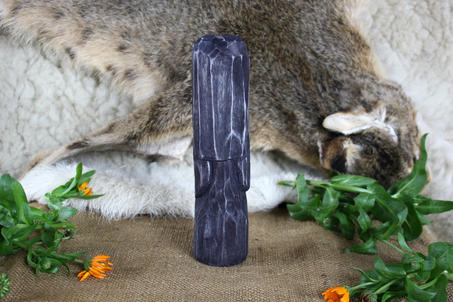 Set of main black slavic gods. Veles Marana Chernobog