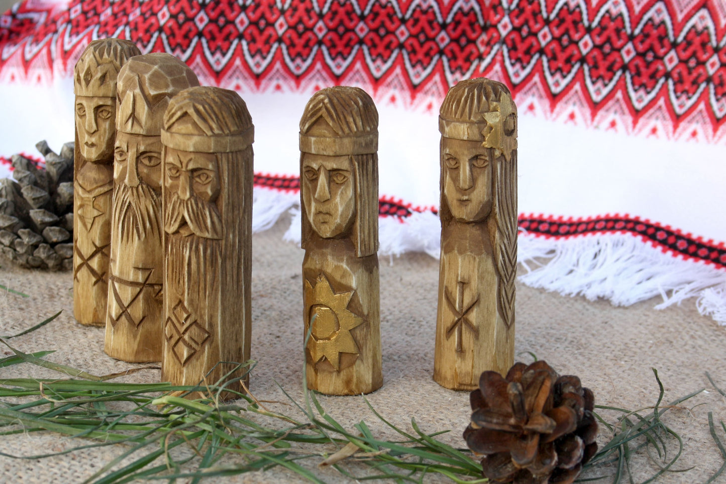 Small set of slavic figurines