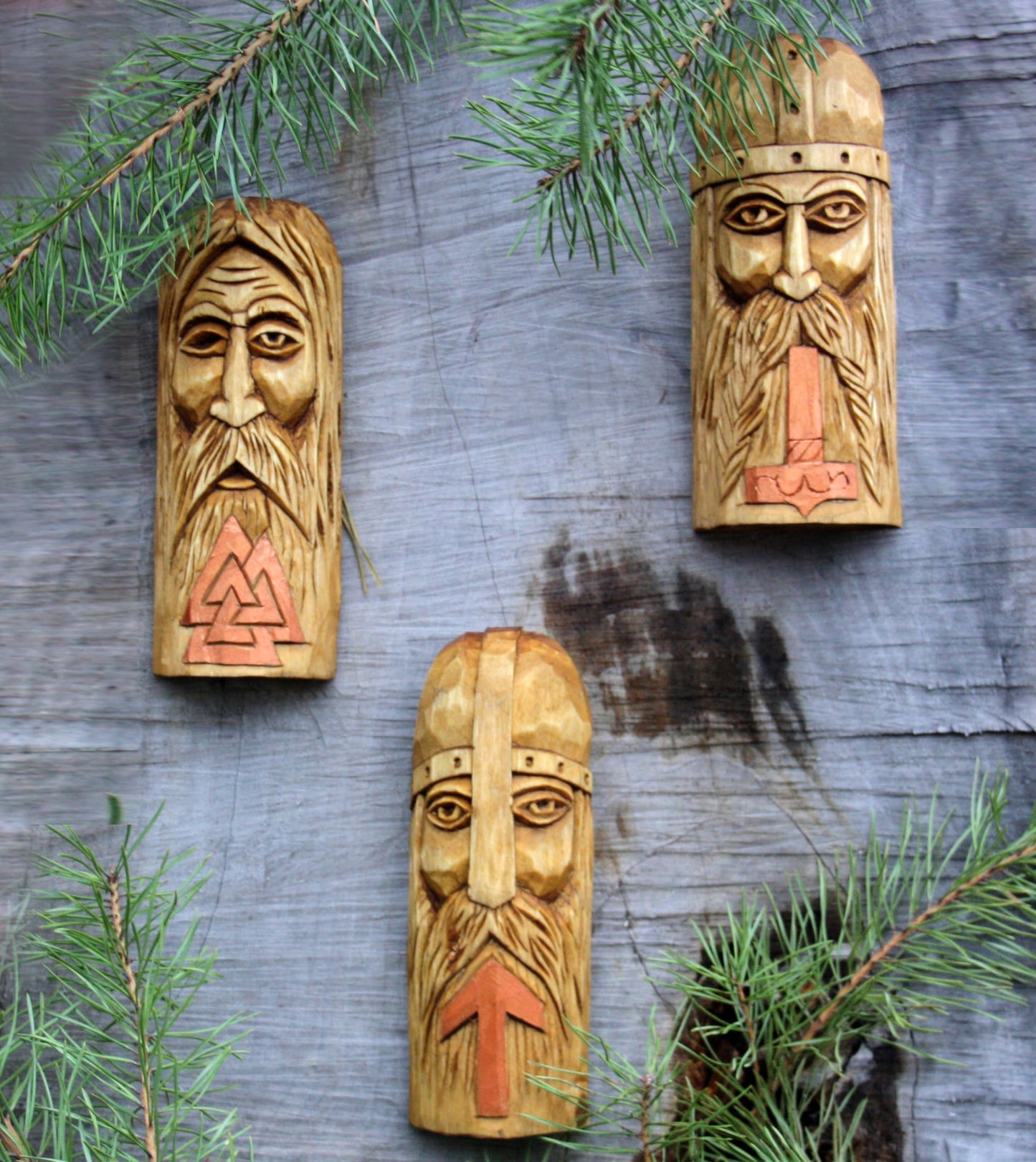 Wooden panno Tyr