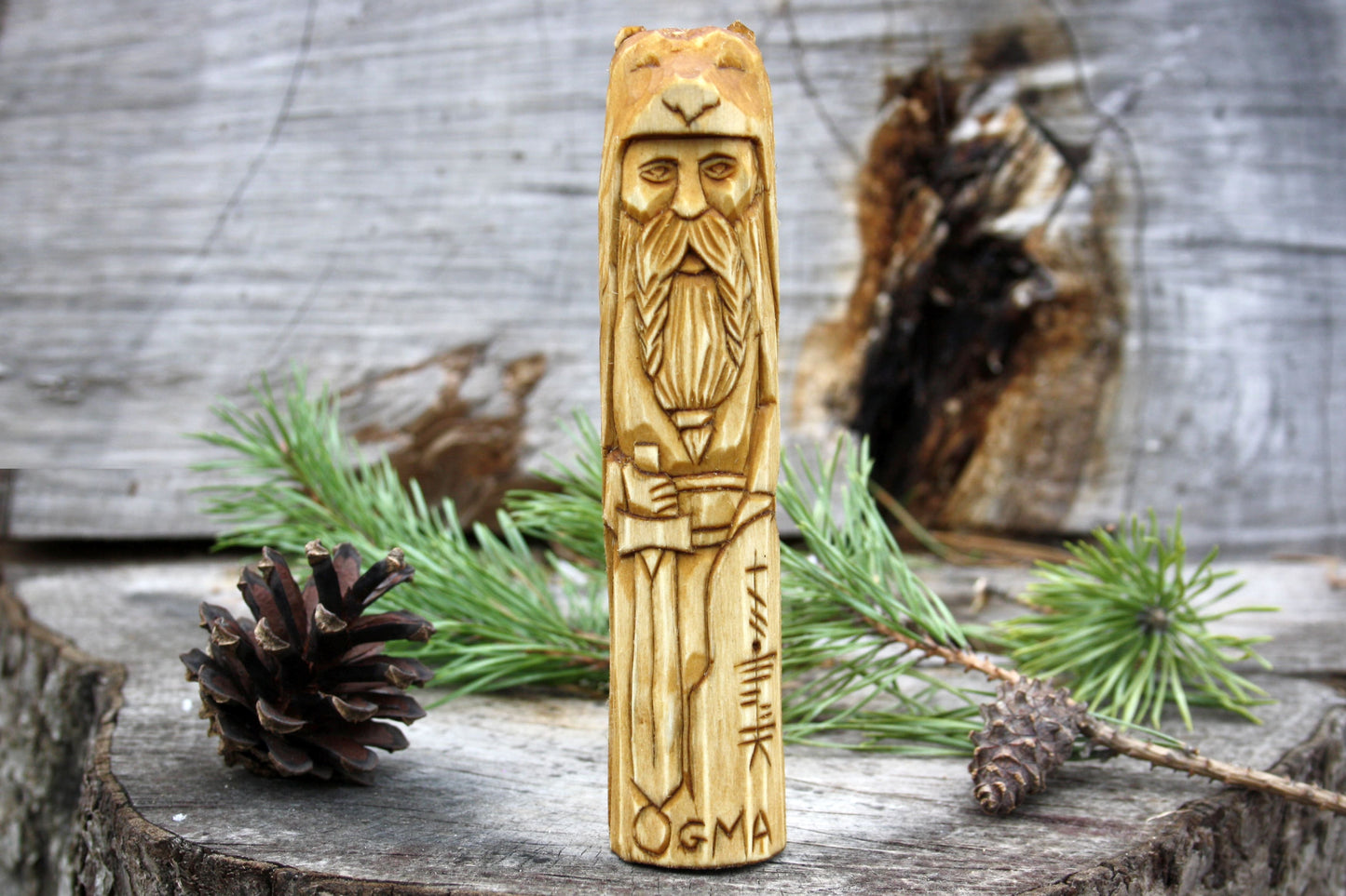 Celtic God NUADU statue