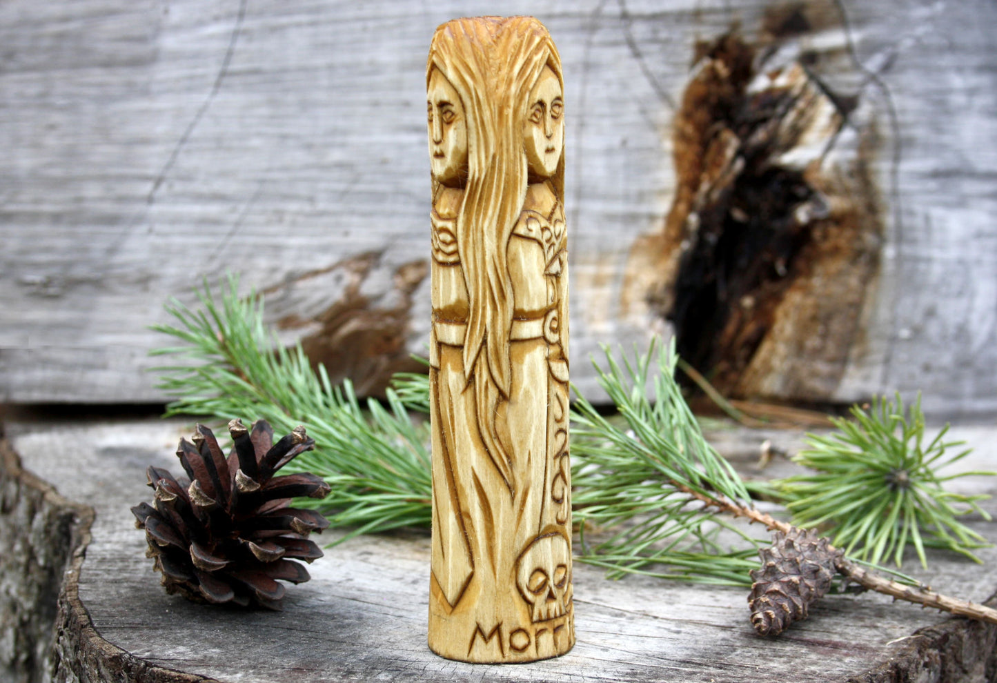 Celtic Goddess MORRIGAN statue