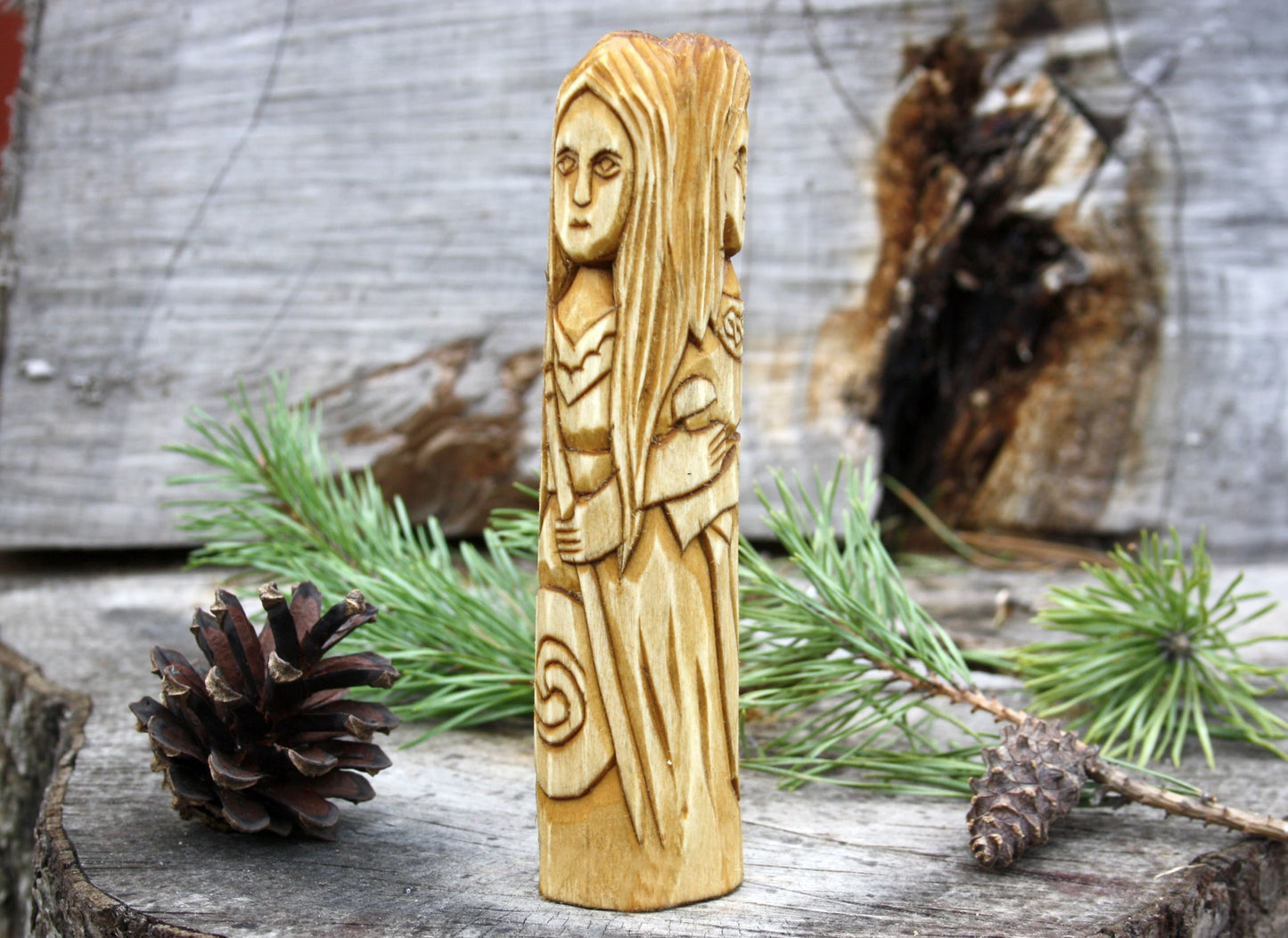 Celtic Goddess MORRIGAN statue