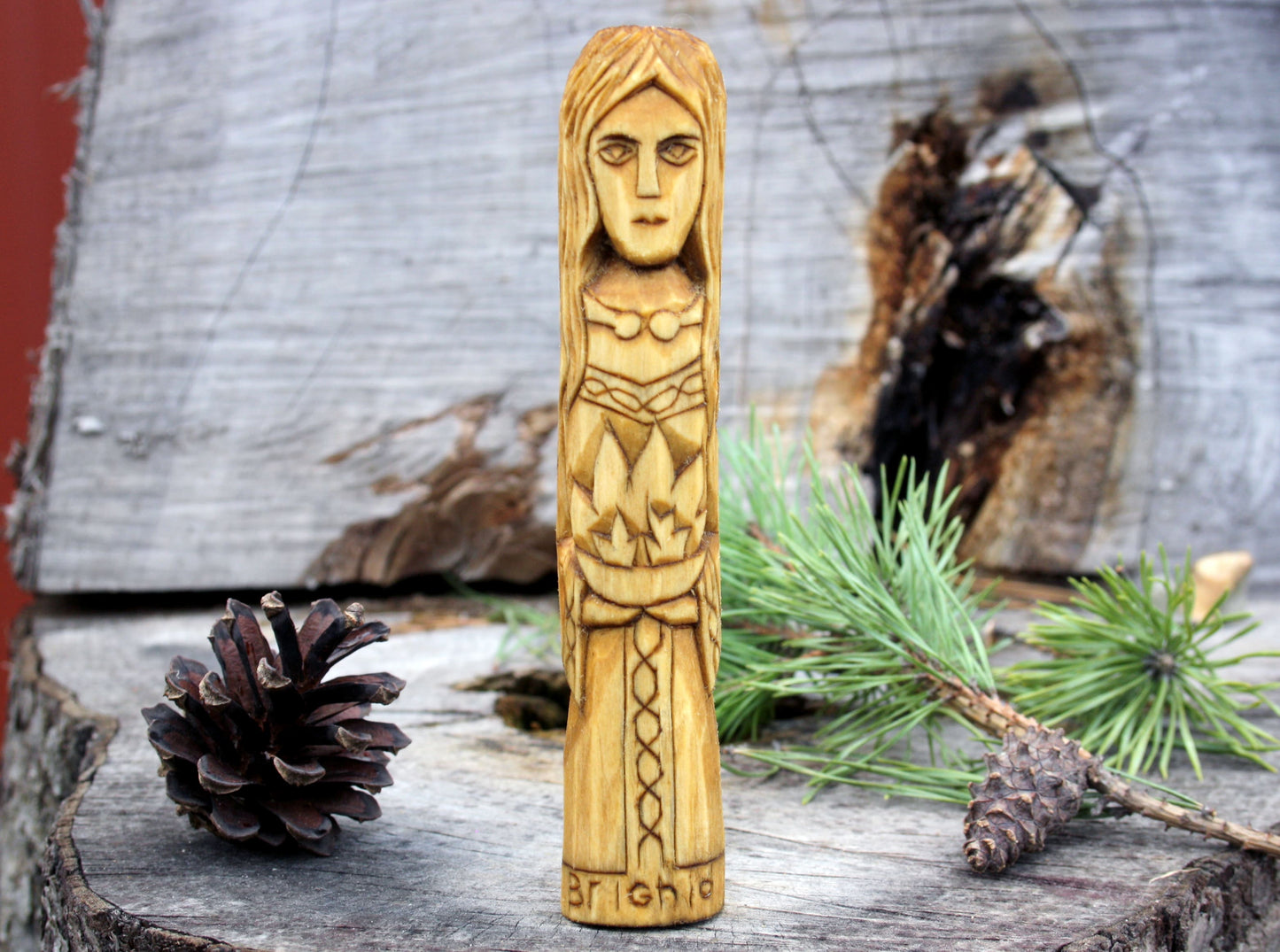 Set of Celtic deities with athar.