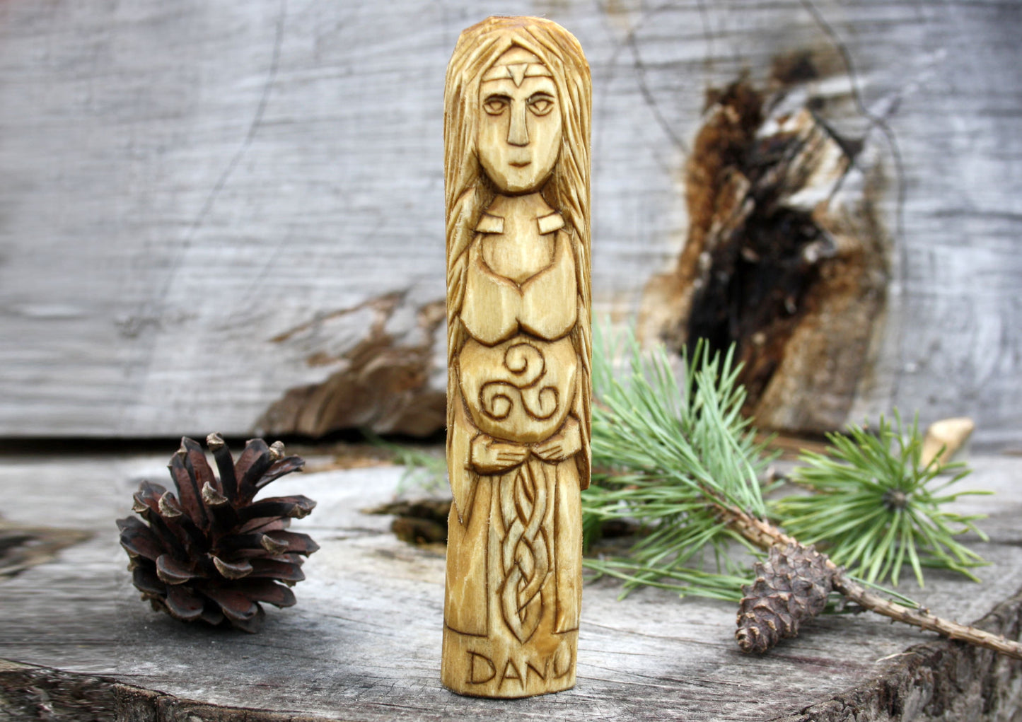 Set of Celtic deities with athar.