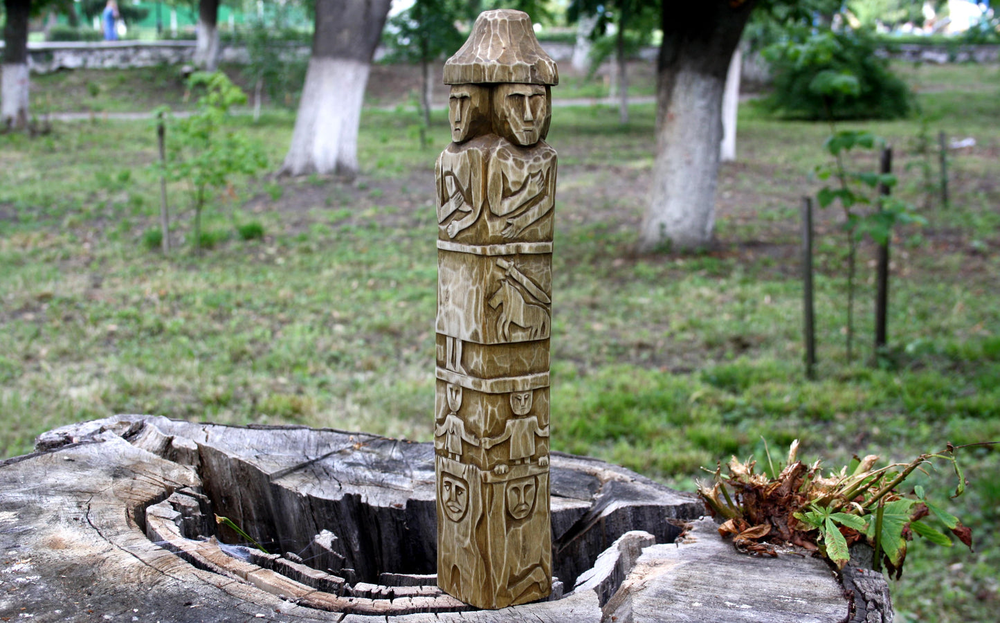 Zbruch idol wooden statue