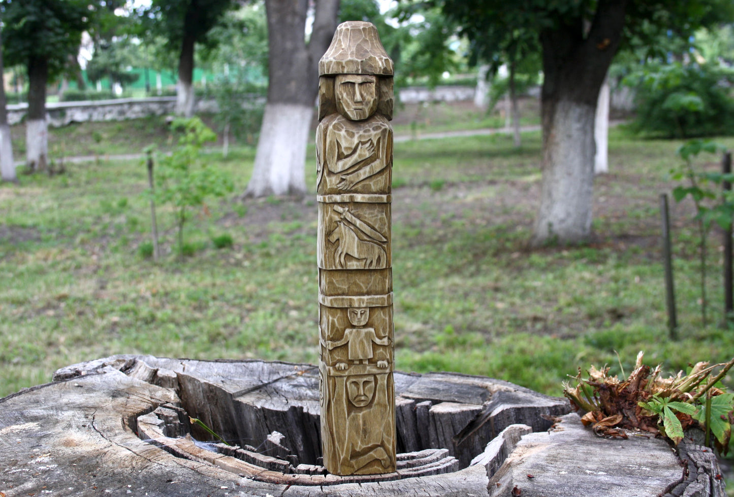 Zbruch idol wooden statue