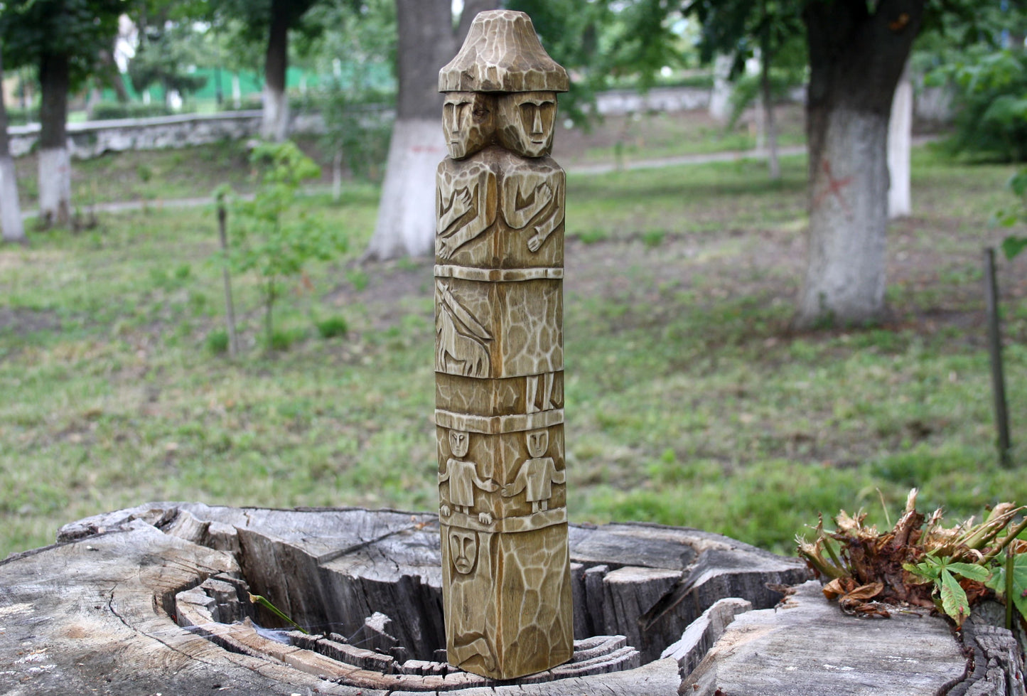 Zbruch idol wooden statue