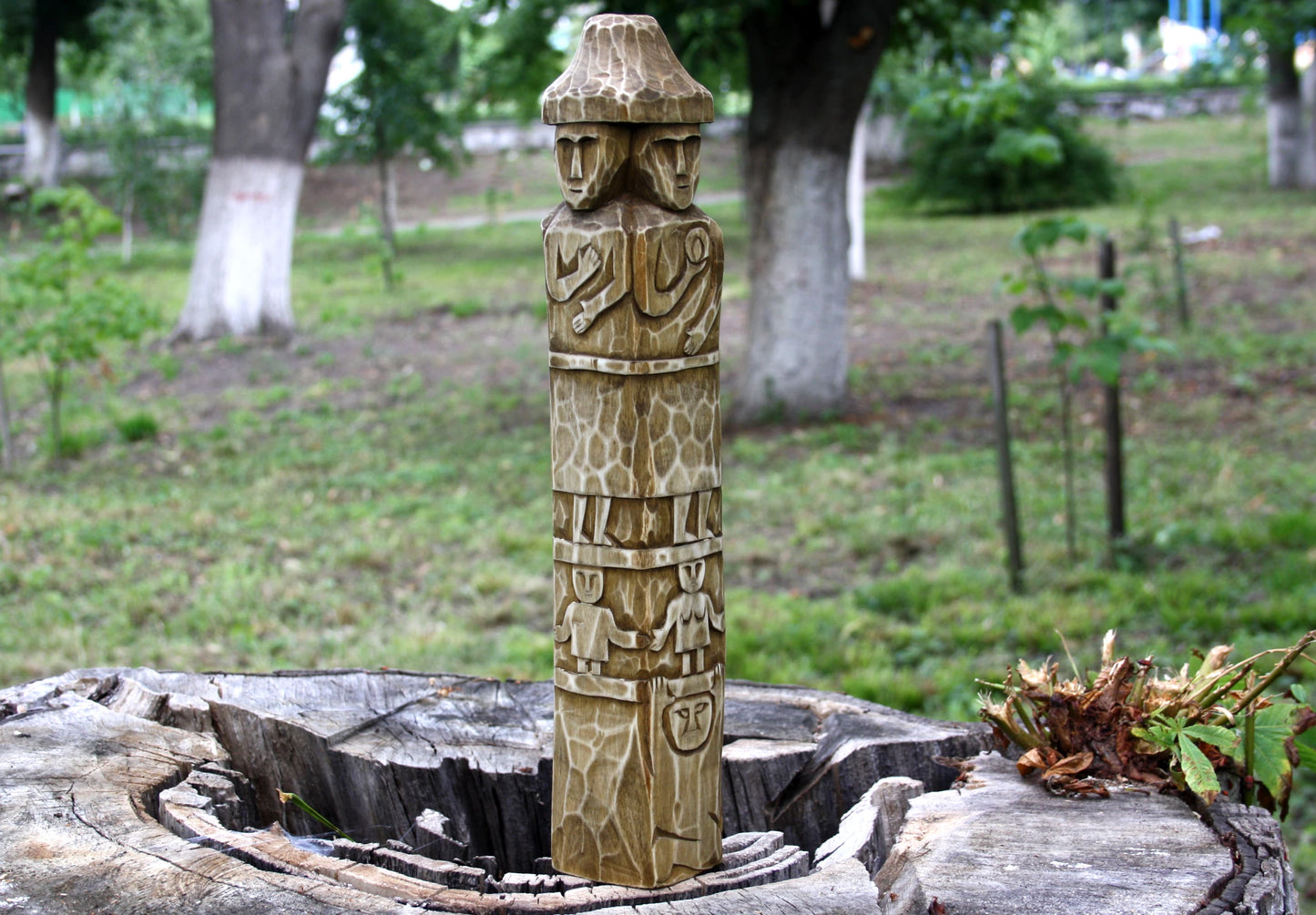 Zbruch idol wooden statue