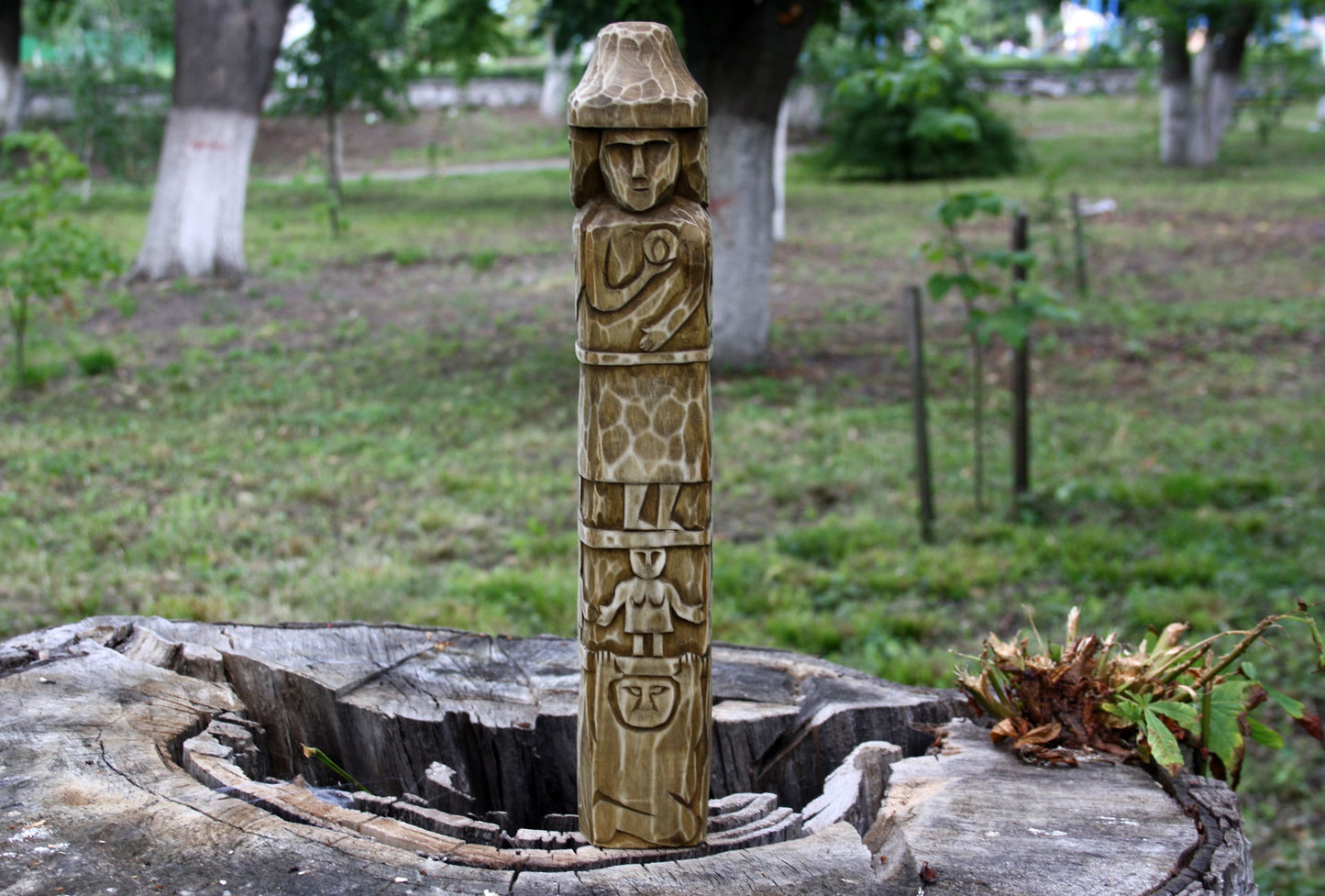 Zbruch idol wooden statue