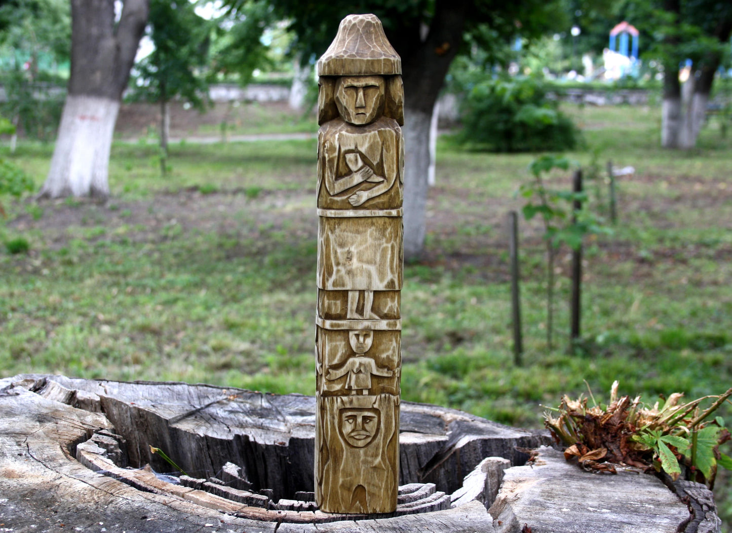 Zbruch idol wooden statue