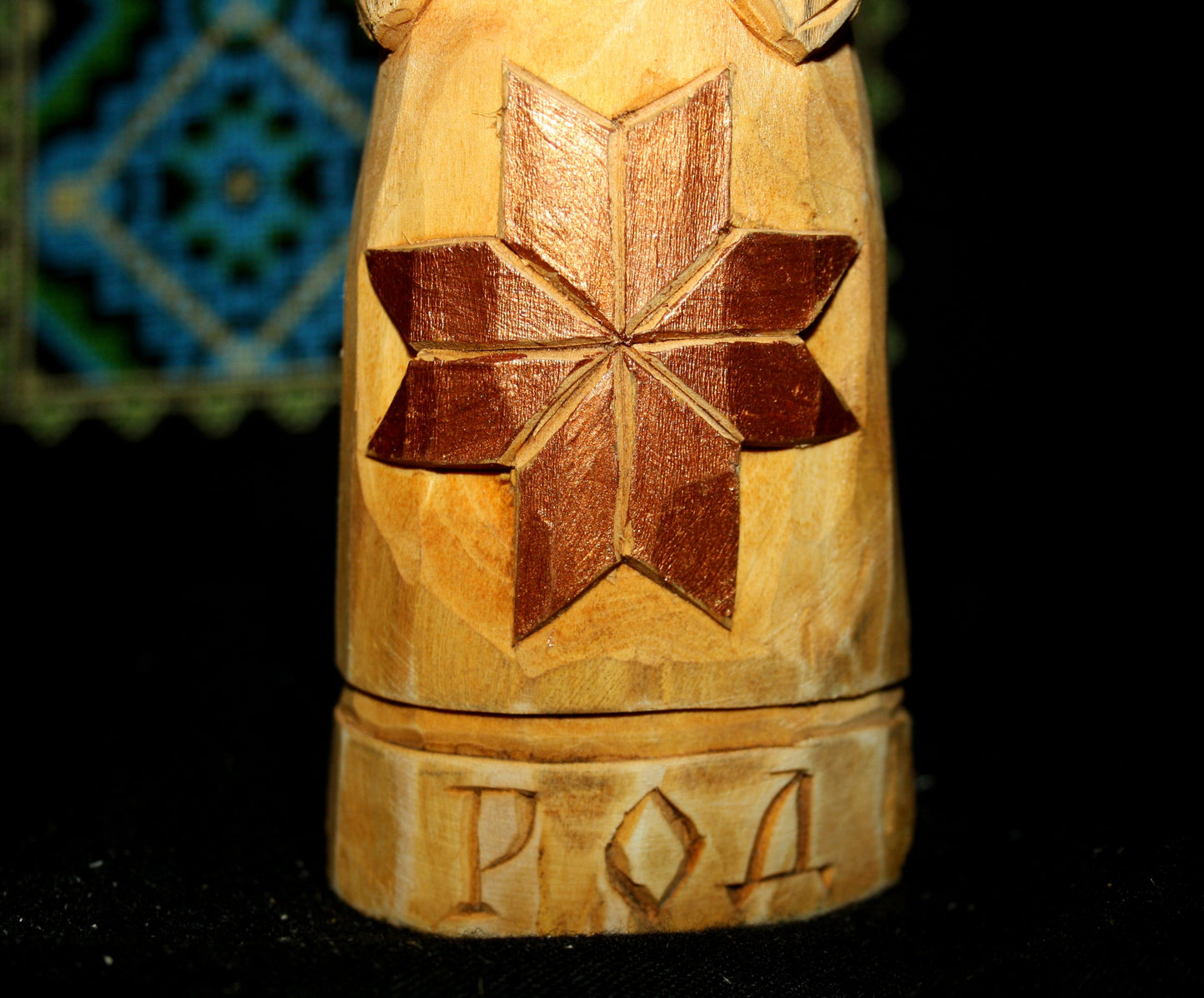 statue of Slavic god Rod