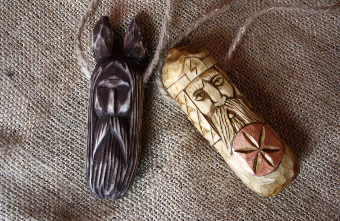 VELES wooden talisman