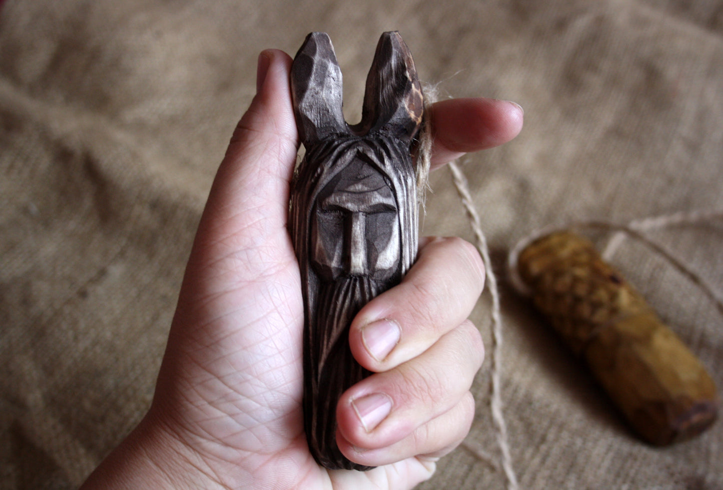 VELES wooden talisman