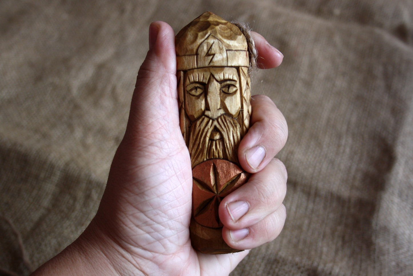 PERUN wooden talisman
