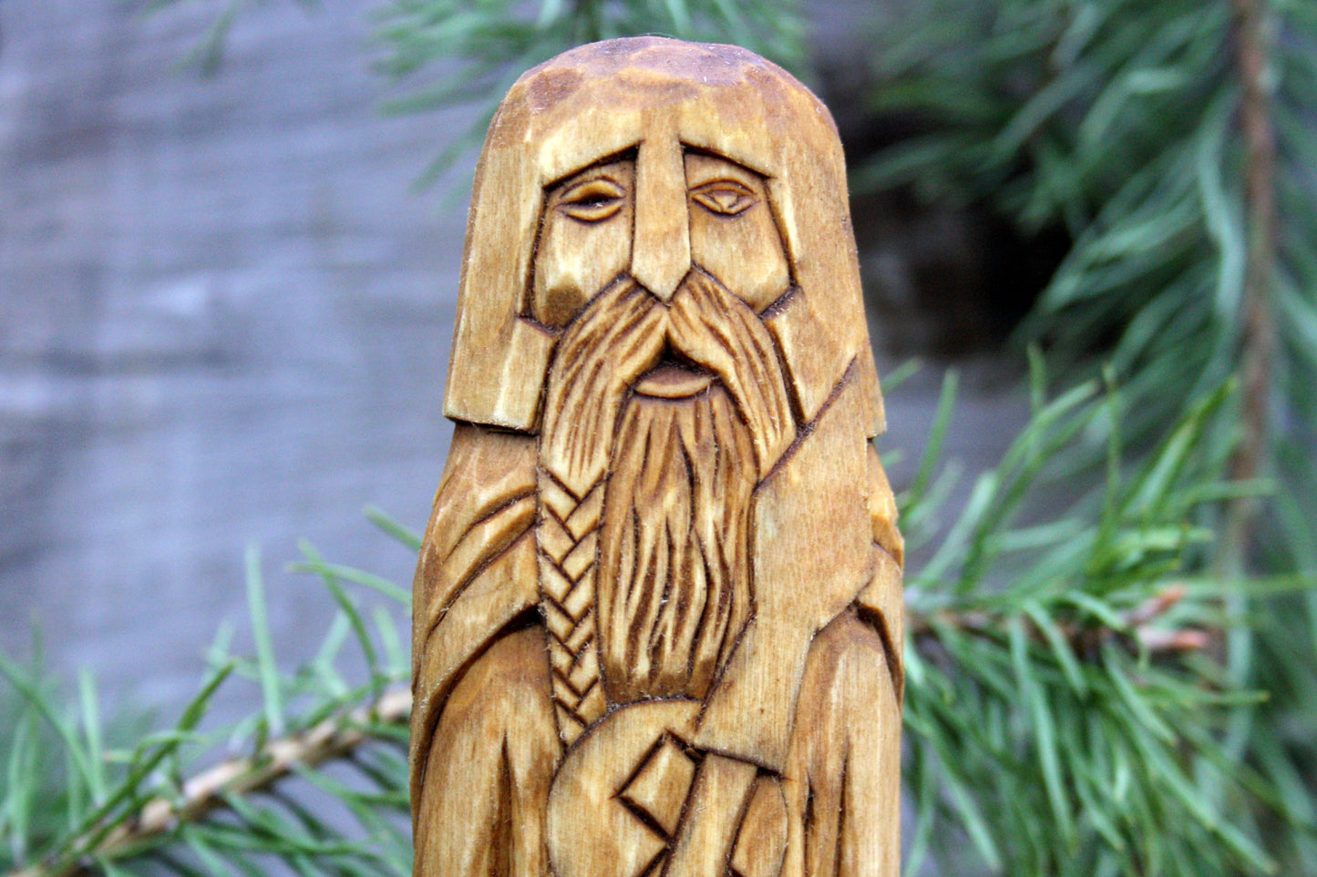 Large statue of Norse god ODIN