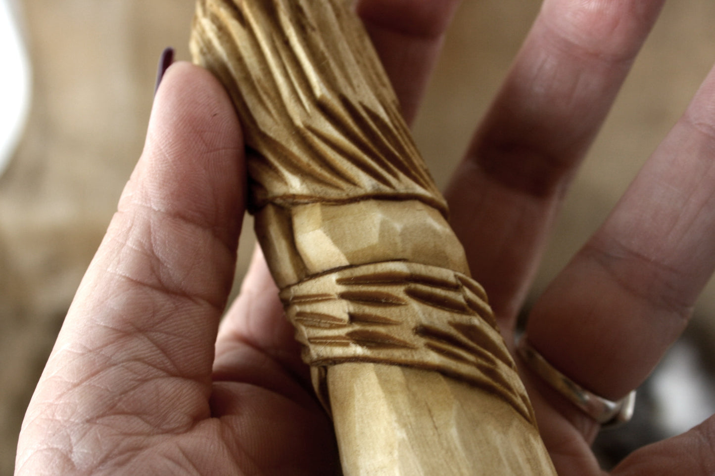 Wooden figurine of Norse Goddess RAN