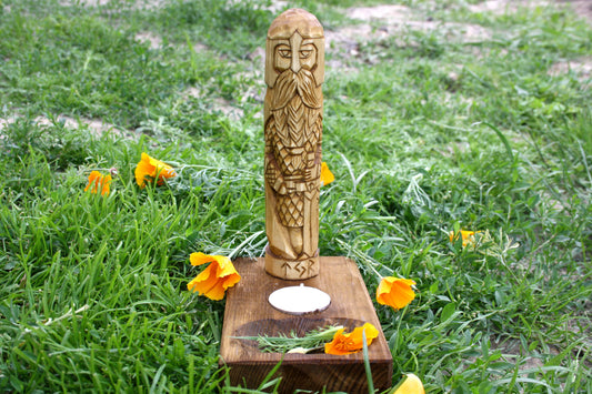 Tyr statue whith Candlestick