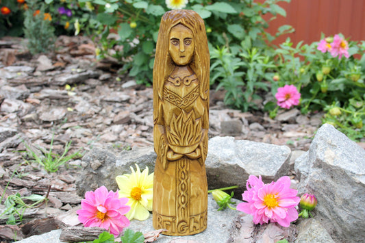 Brigid statue