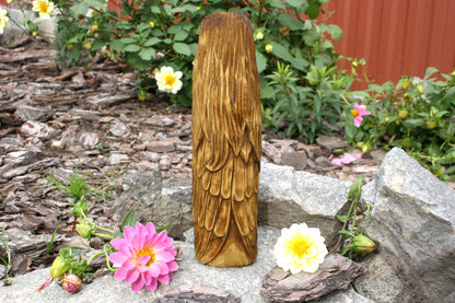 Freya wooden statue