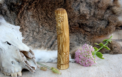 Wooden figurine of Norse Goddess JORD