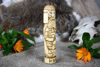 Wooden figurine of Norse God THOR