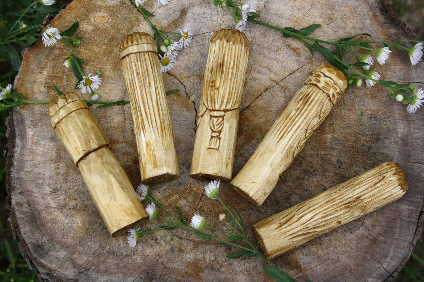 Small Wooden Altar of Norse Gods