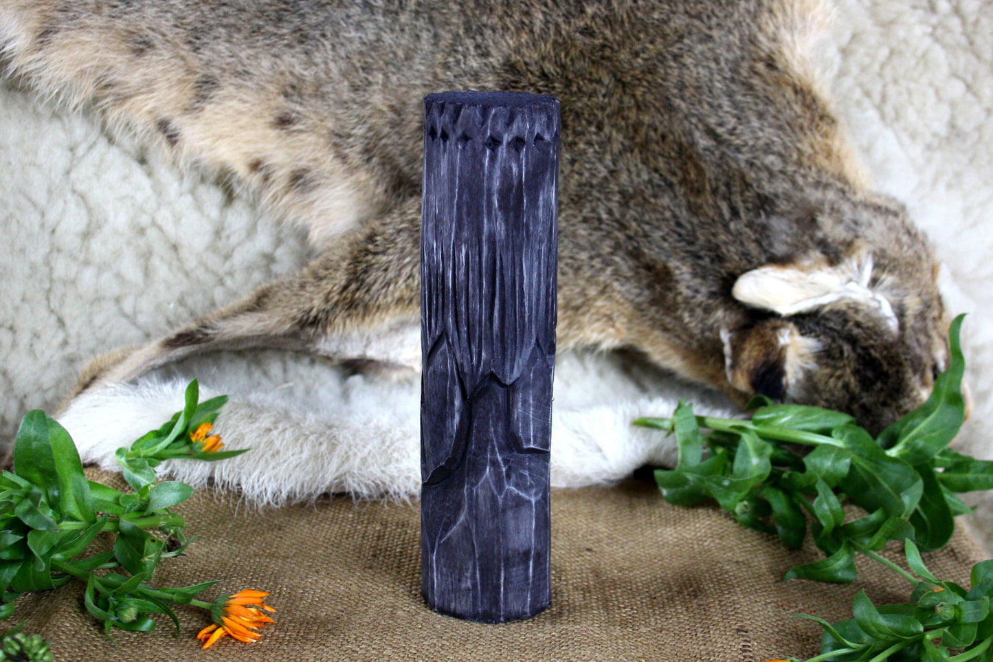 Set of main black slavic gods. Veles Marana Chernobog