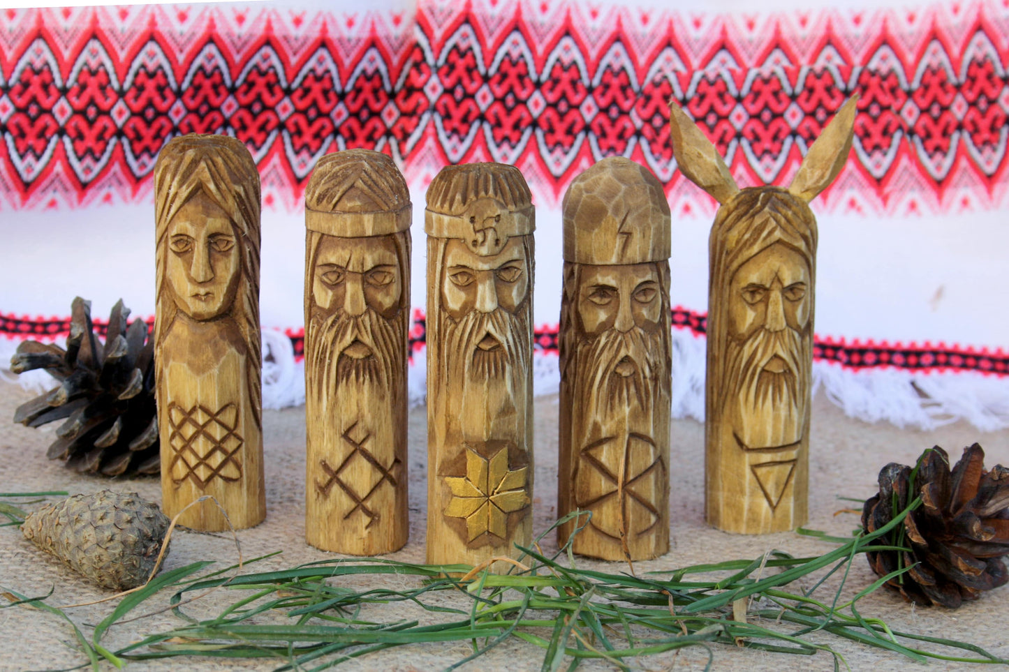 Small set of slavic figurines