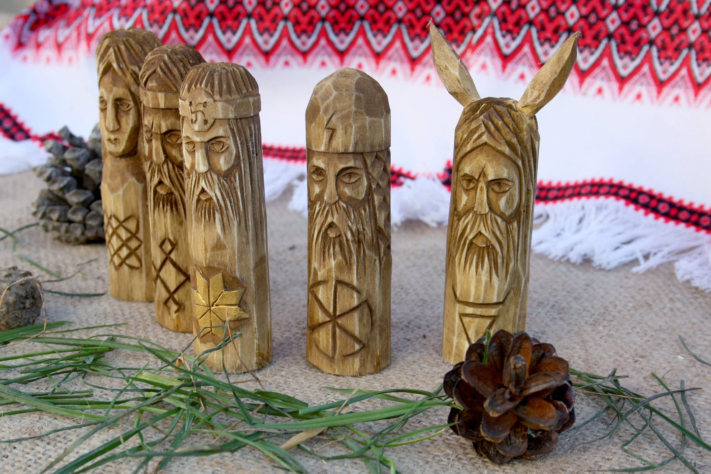 Small set of slavic figurines