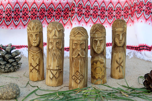 Small set of slavic figurines