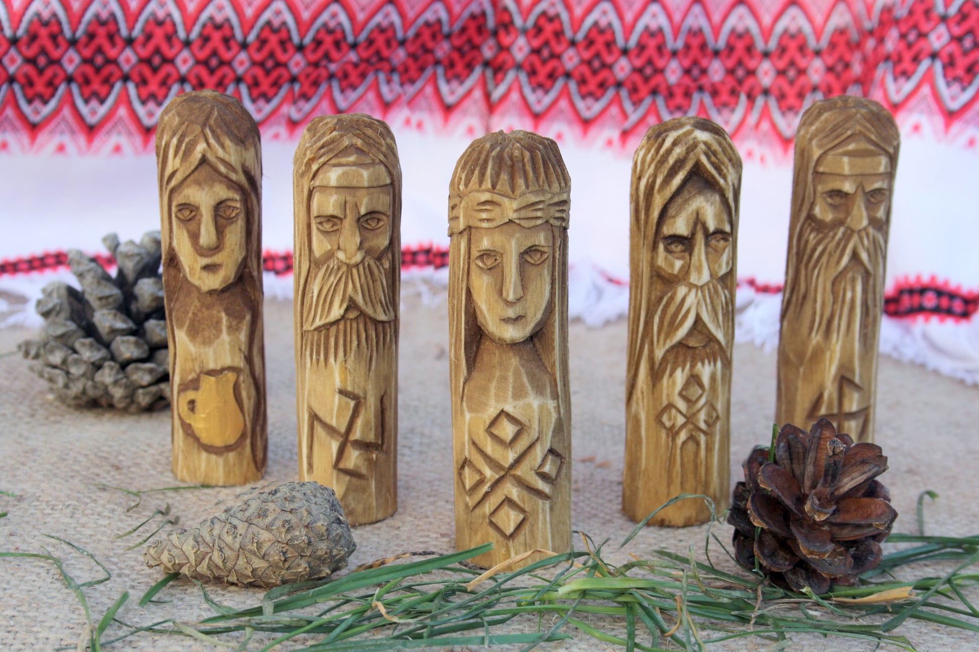 Small set of slavic figurines