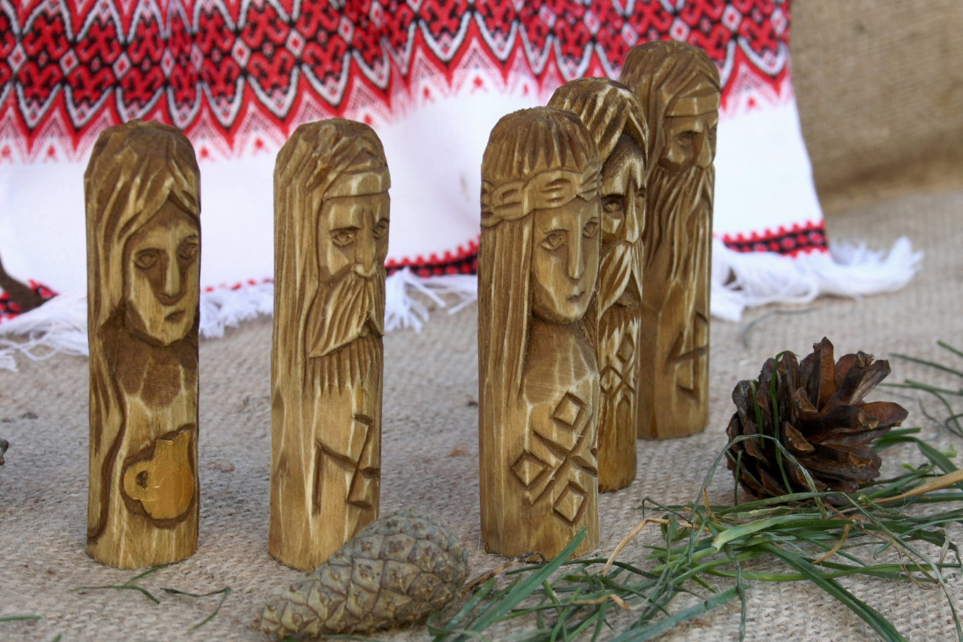 Small set of slavic figurines