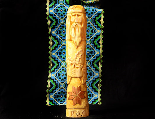 statue of Slavic god Rod