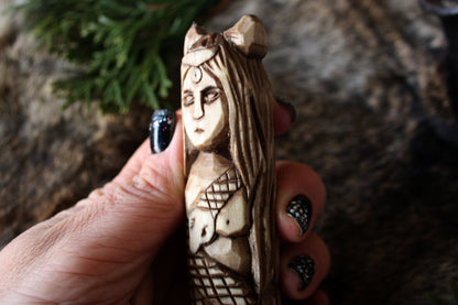 Wooden figurine Lilith